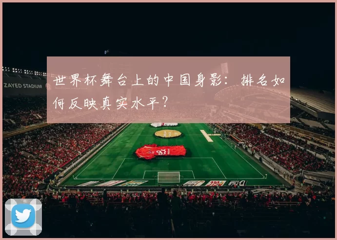 世界杯舞台上的中国身影：排名如何反映真实水平？