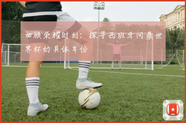 回顾荣耀时刻：探寻西班牙问鼎世界杯的具体年份